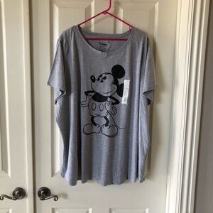 Women’s Gray Mickey Mouse T-Shirt